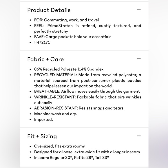 Athleta Promenade High Rise Cargo Pant - Picture 6 of 6